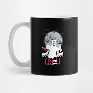 Halloween Nurse Boo Boo Crew graphic Mug